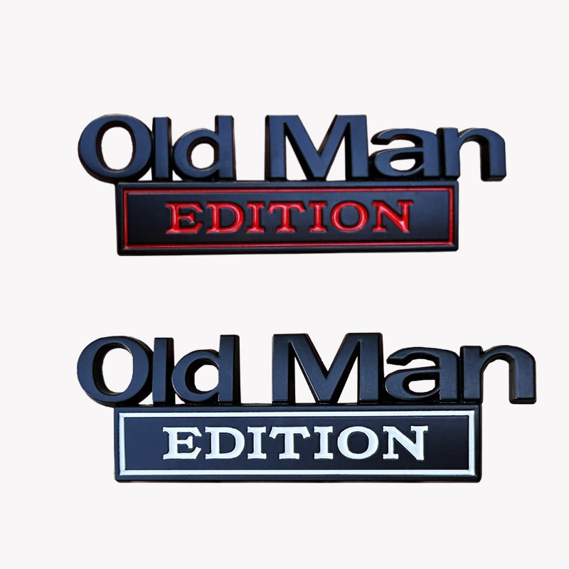 OldManEdition™ | Sjovt badge til bilen