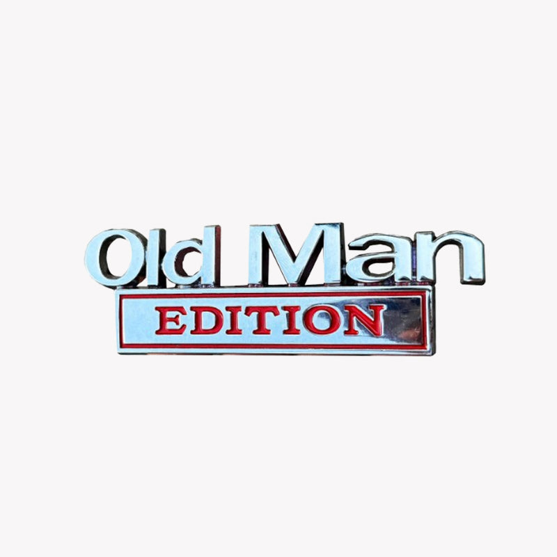 OldManEdition™ | Sjovt badge til bilen