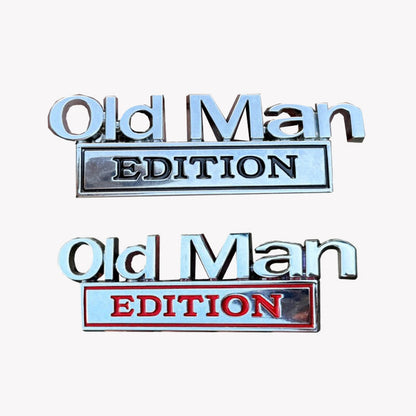 OldManEdition™ | Sjovt badge til bilen