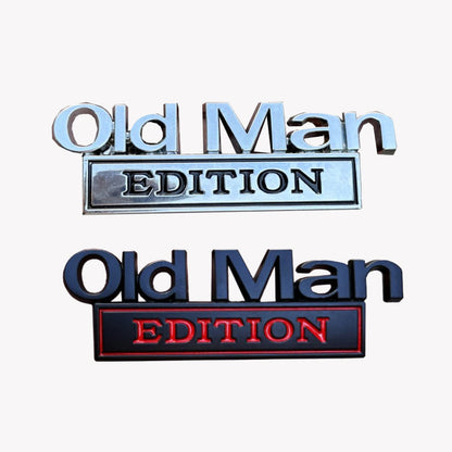 OldManEdition™ | Sjovt badge til bilen
