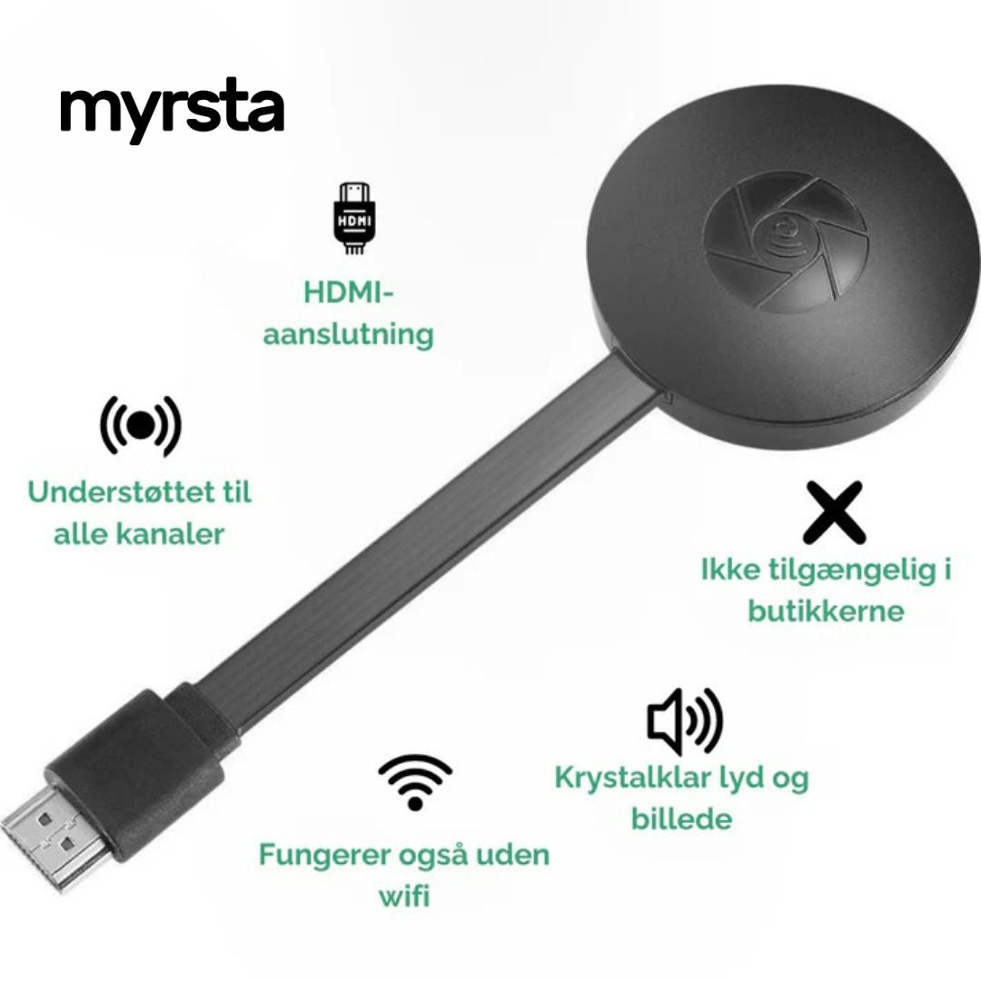 TVLink™ | Streamer til fjernsyn | Se film og serier uden WiFi eller abonnement