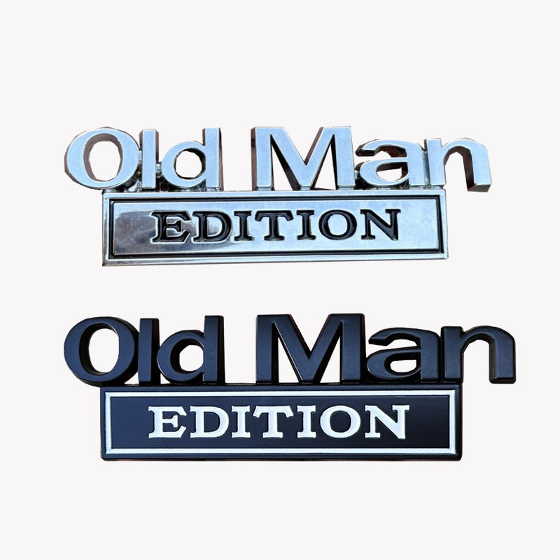 OldManEdition™ | Sjovt badge til bilen