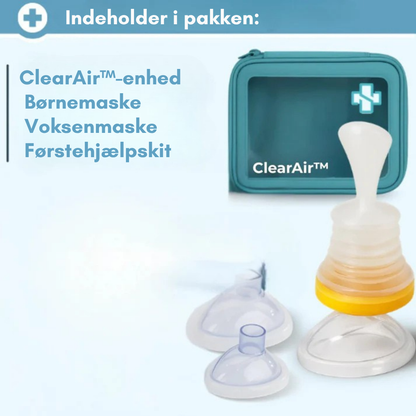 ClearAir™ | Betroet af tusindvis, gennemtestet til at redde liv på få sekunder