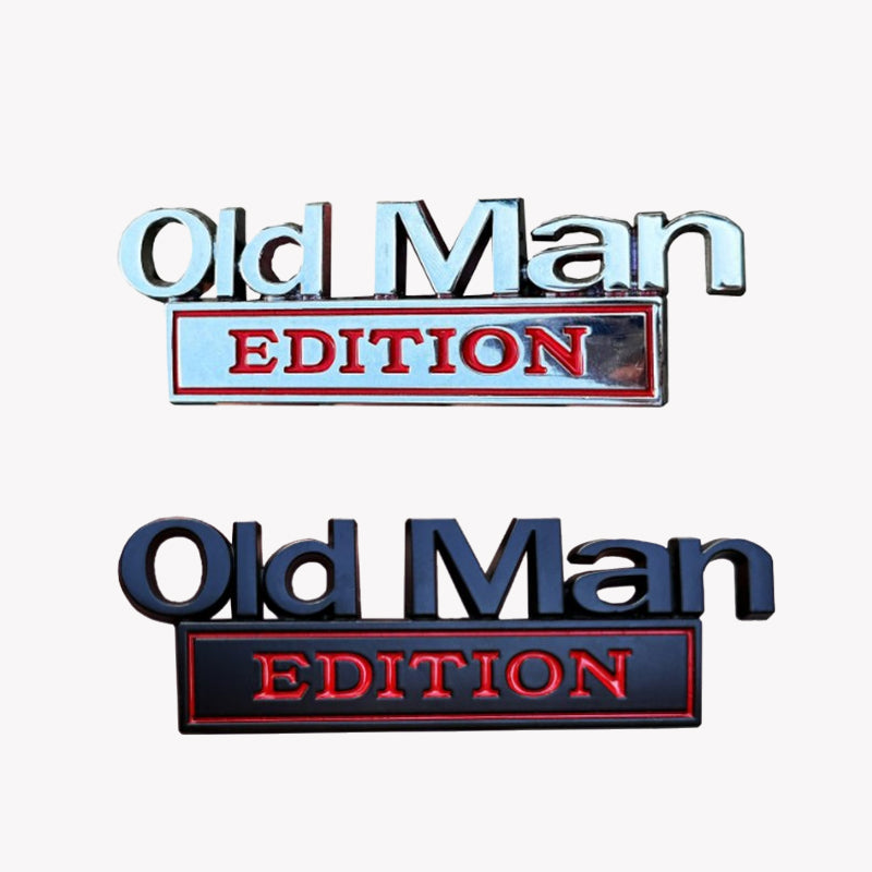 OldManEdition™ | Sjovt badge til bilen