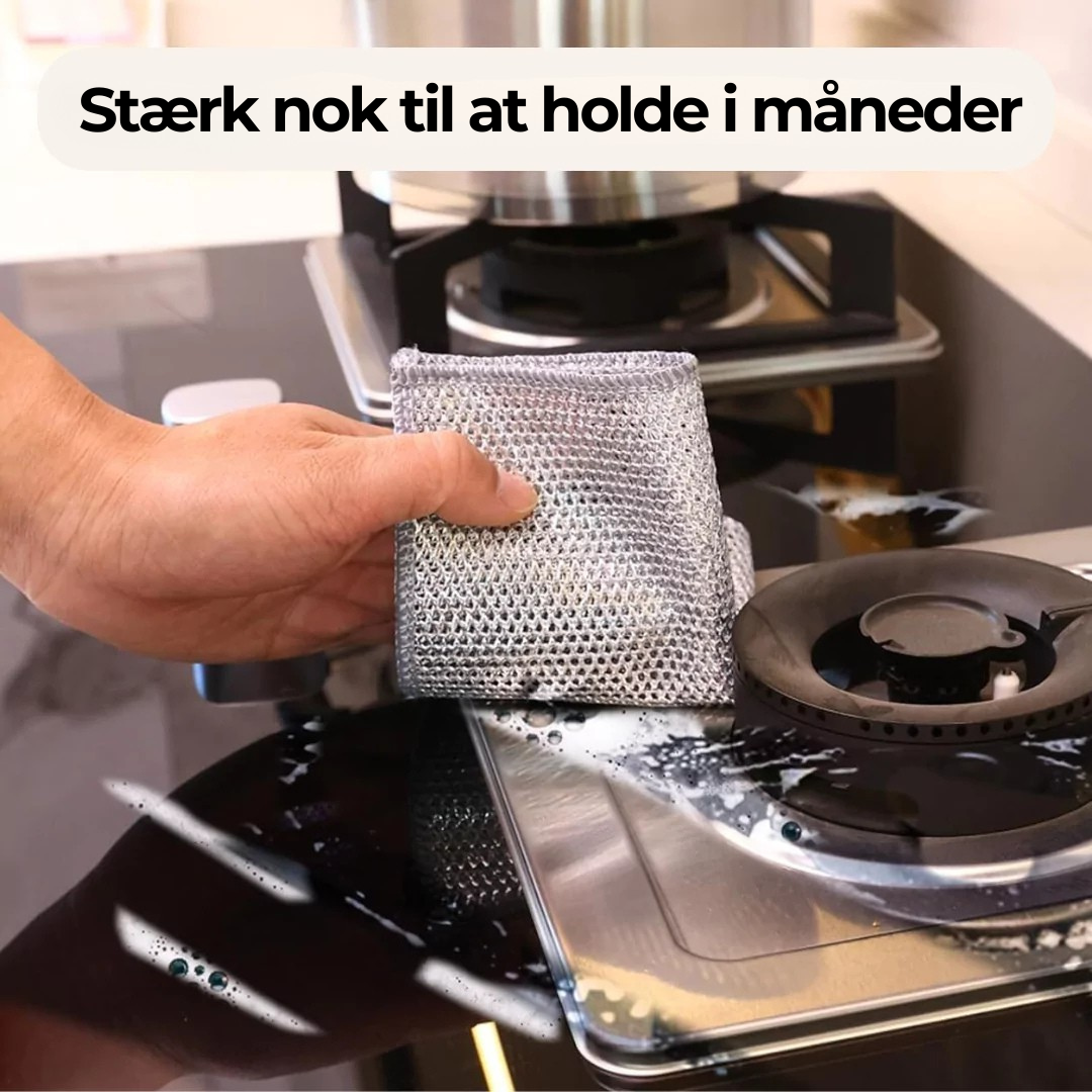 RidsefriKlud™ | Rengøring uden ridser – stærk, hygiejnisk & holdbar