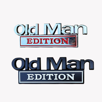 OldManEdition™ | Sjovt badge til bilen