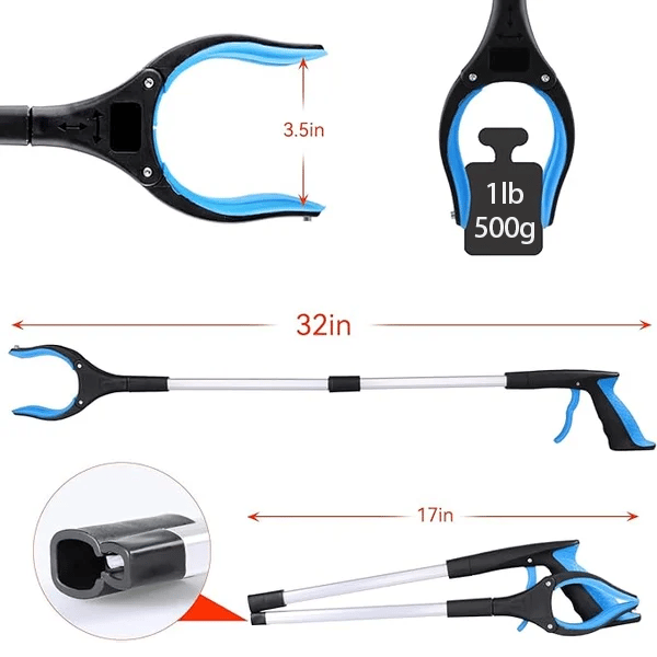 GribLet™ | 360° række- og gribetang | Gør det nemt at nå og samle ting uden at bøje dig