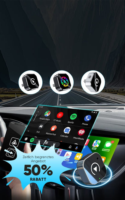 KørSmart™ | Trådløs CarPlay & Android Auto