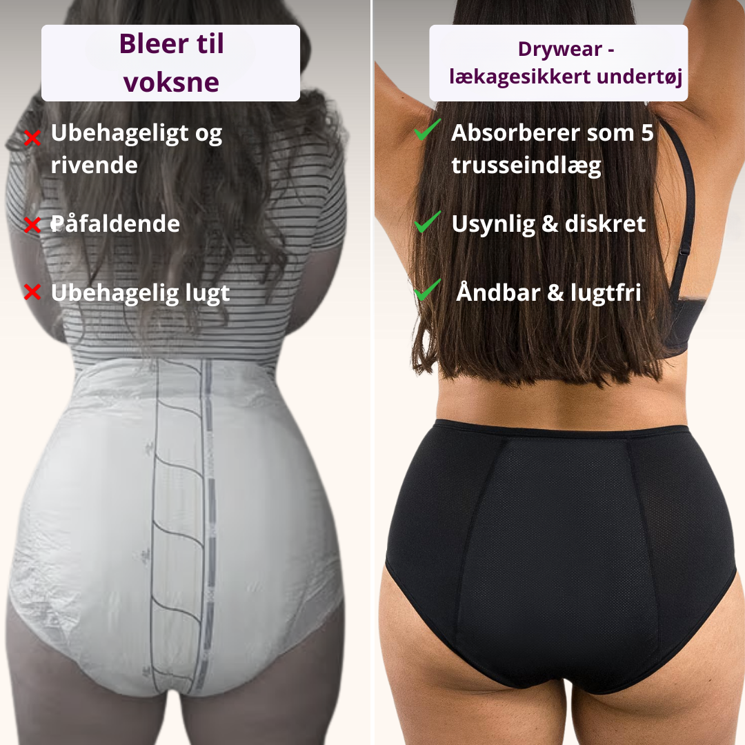 DryWear® | Lækagesikkert undertøj (5-pak).