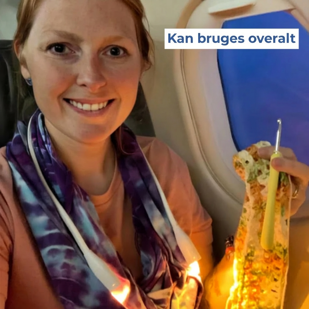 NakkeLys™ l Nakkelygten der oplyser dine kreationer og aflaster dine øjne