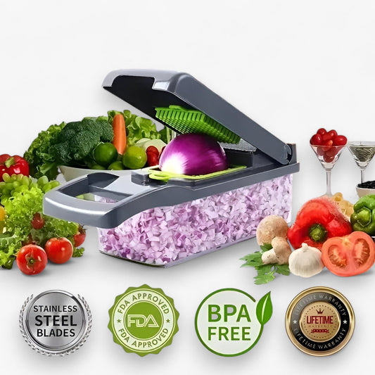MultiChop™ | Multifunktionel grøntsagsskærer | Gør madlavning hurtig og nem