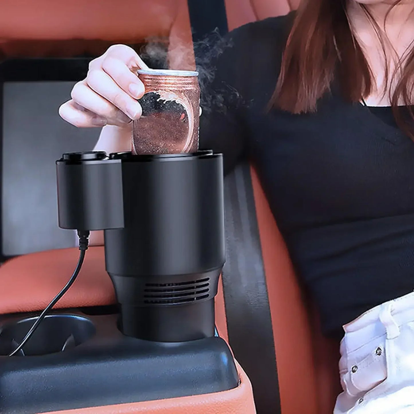 CarCup - Varmt Og Koldt Bil Kop Holder