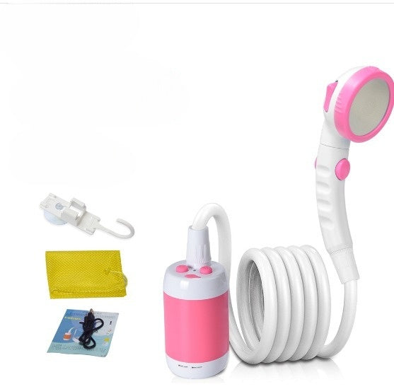 CampShower™ – Komfort i det fri Fra vanddunk til bruser på sekunder – uden besvær