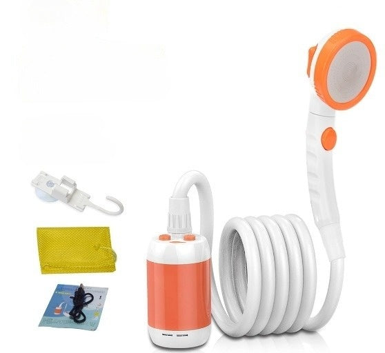 CampShower™ – Komfort i det fri Fra vanddunk til bruser på sekunder – uden besvær