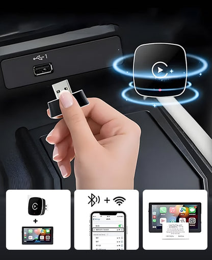 KørSmart™ | Trådløs CarPlay & Android Auto