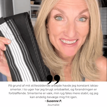 CoreStøtte™ - Støtter din ryg, forbedrer din holdning og hjælper dig smertefrit gennem dagen.