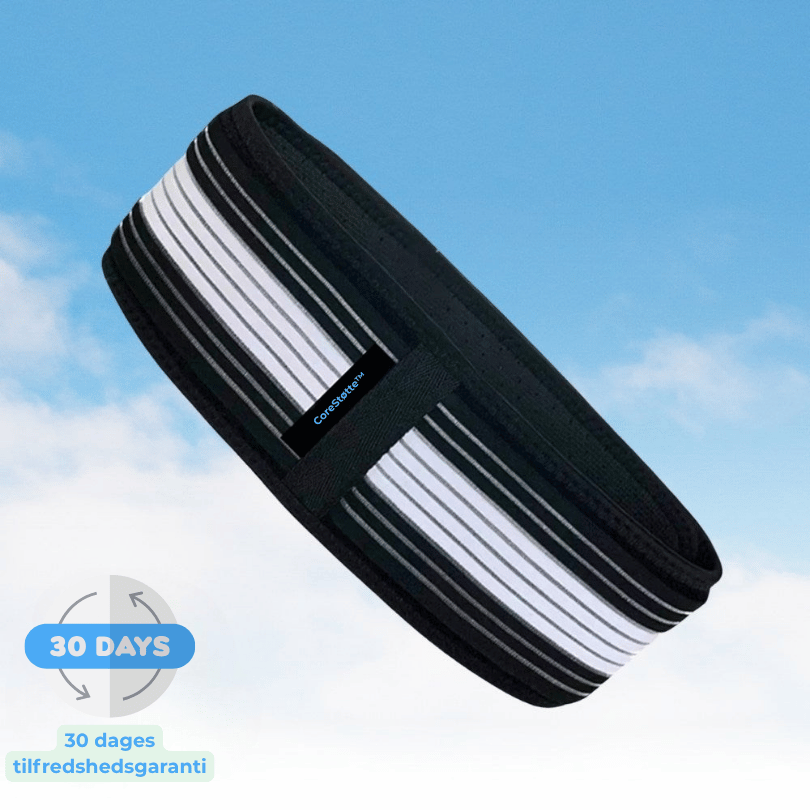 CoreStøtte™ - Støtter din ryg, forbedrer din holdning og hjælper dig smertefrit gennem dagen.