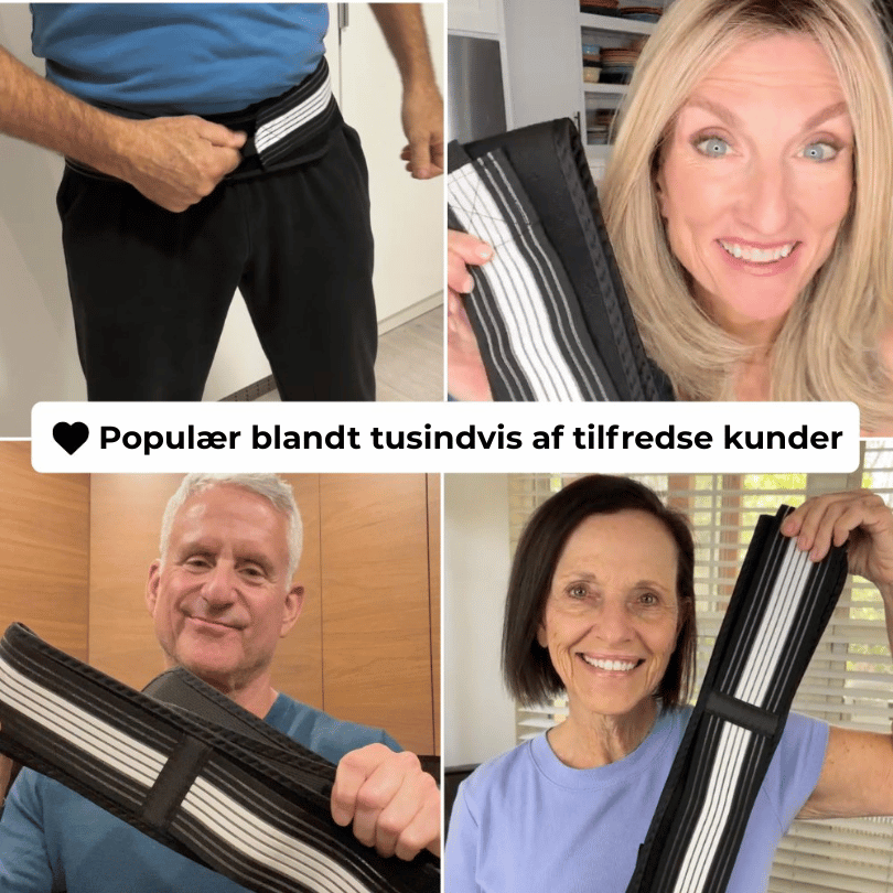 CoreStøtte™ - Støtter din ryg, forbedrer din holdning og hjælper dig smertefrit gennem dagen.